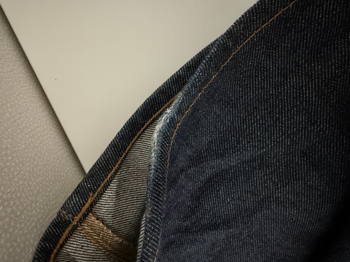 슈프림 배기 셀비지 진 리지드 인디고 - 25FW 36사이즈 상품이미지2