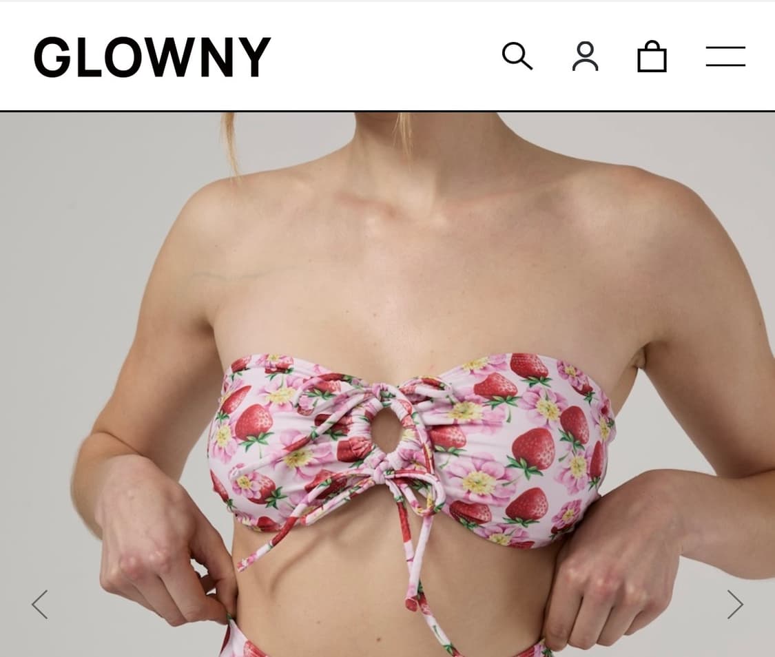 Glowny 글로니 strawberry 비키니 top 상품이미지1