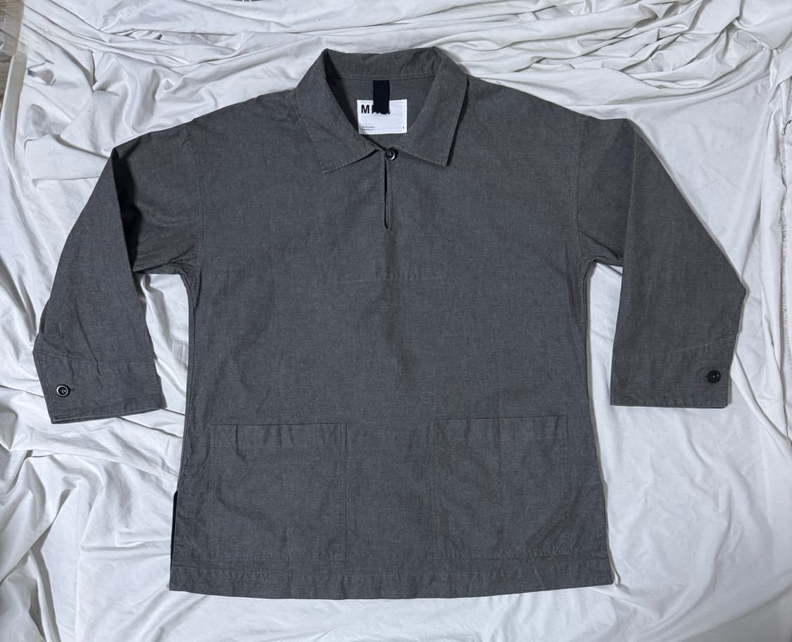 마가렛호웰 mhl 멜란지 코튼 샴브레이 셔츠 상품이미지1