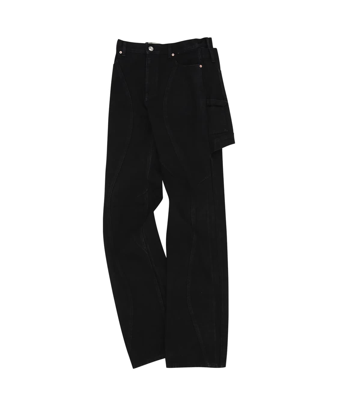 앤더슨벨 스커트 오버다이 랩 데님 팬츠 상품이미지1