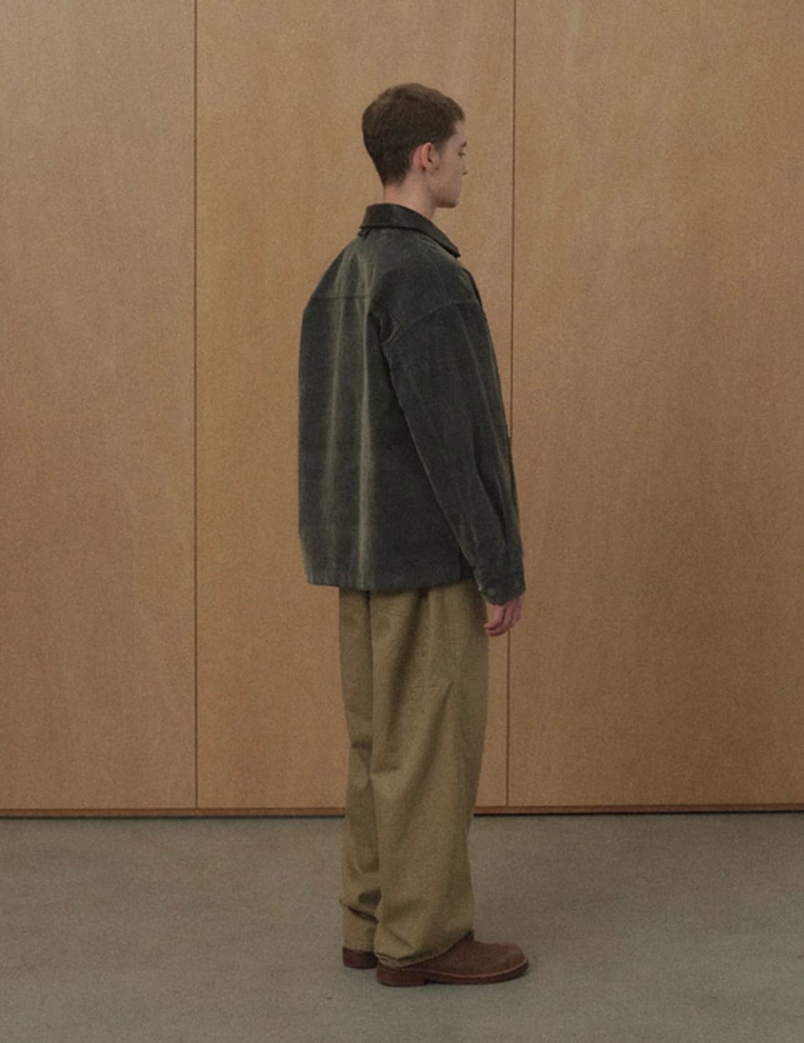 <새상품>스테인 워시 싱글 자켓 프렌치 워크 자켓 상품이미지3