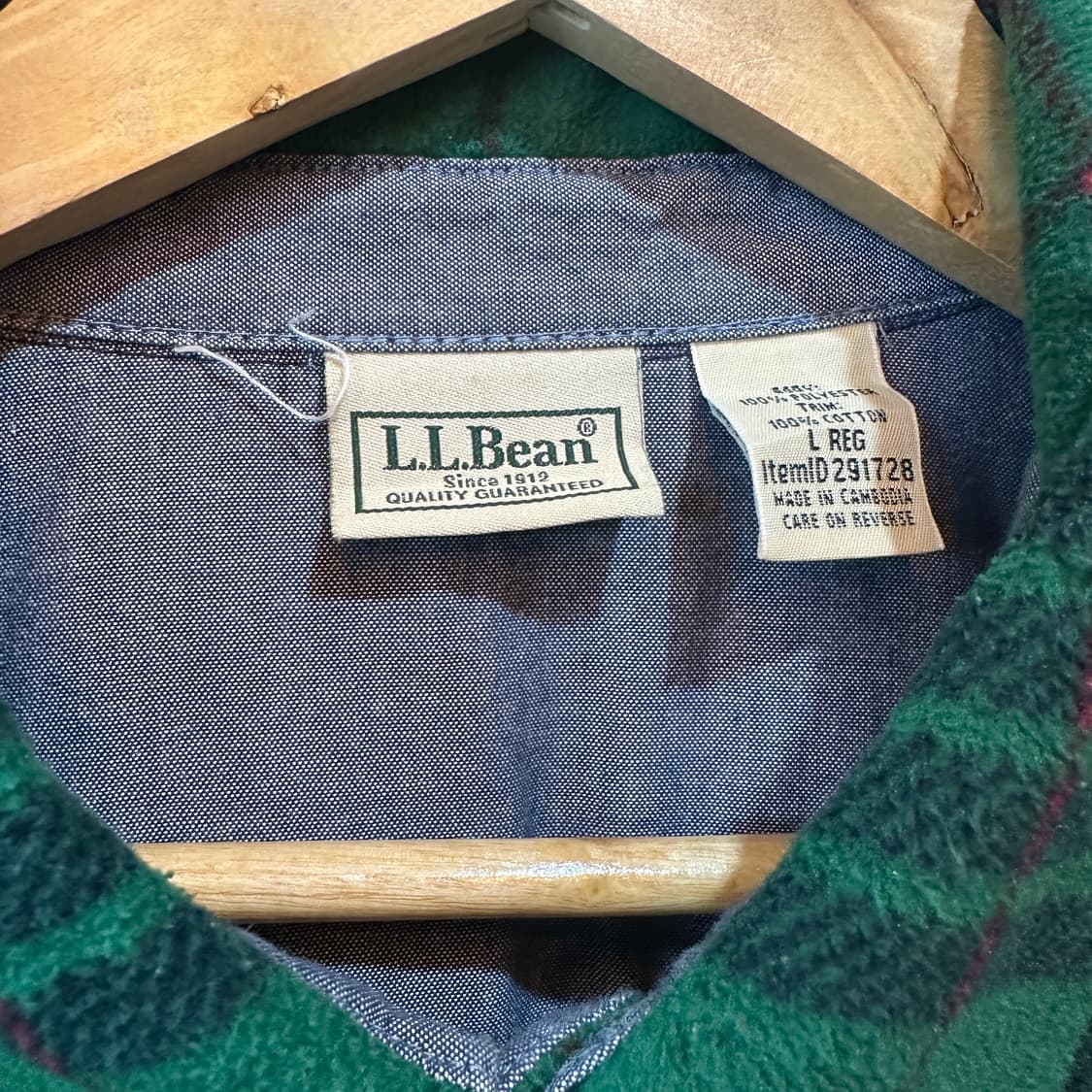 LL Bean 체크 셔츠  상품이미지3
