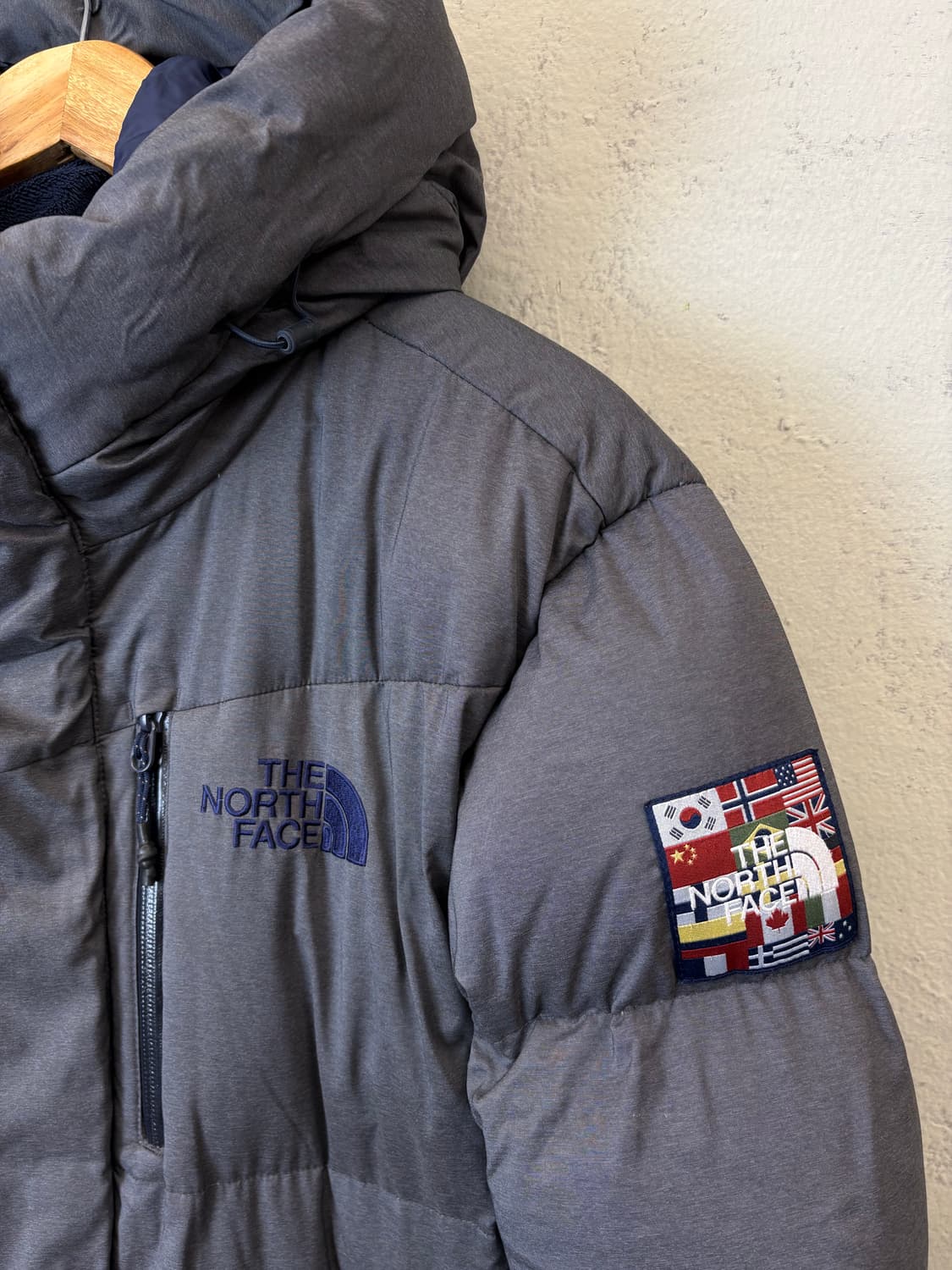 노스페이스 평창 롱패딩 그레이 상품이미지6