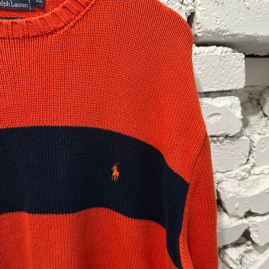 폴로 포니 아메카지 디테일 니트 상품이미지3