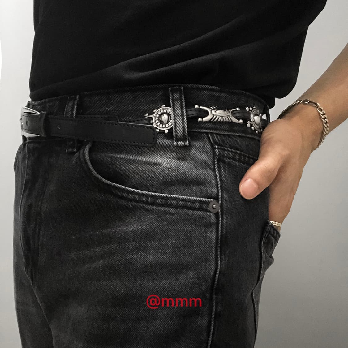 [Unisex] 웨스턴 카우보이 버클 벨트 상품이미지5