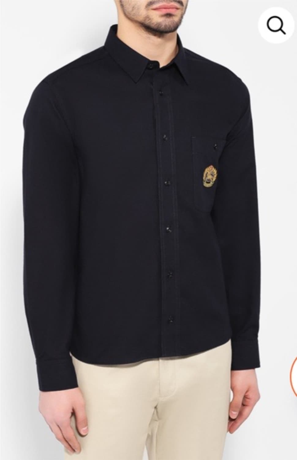 정품 S) 버버리  다크 네이비 크레스토 로고 셔츠 상품이미지6