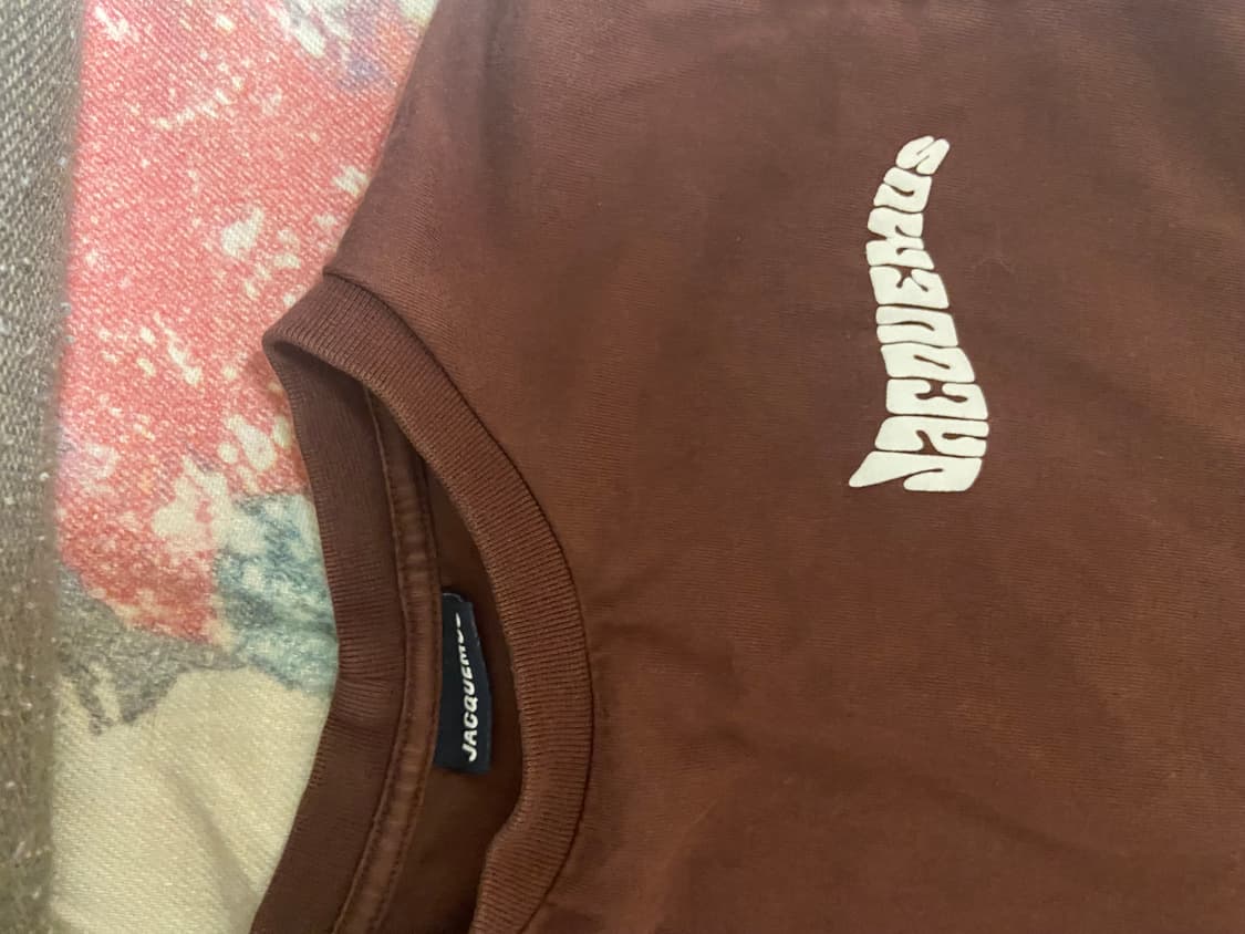 JACQUEMUS 웨이브 로고 여성 반팔 상품이미지2