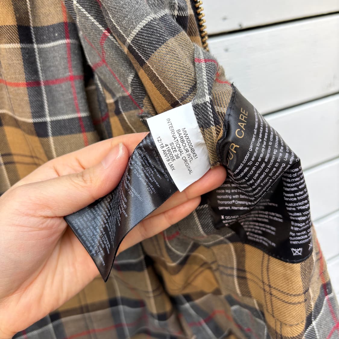 Barbour 바버 인터네셔널 자켓 상품이미지10