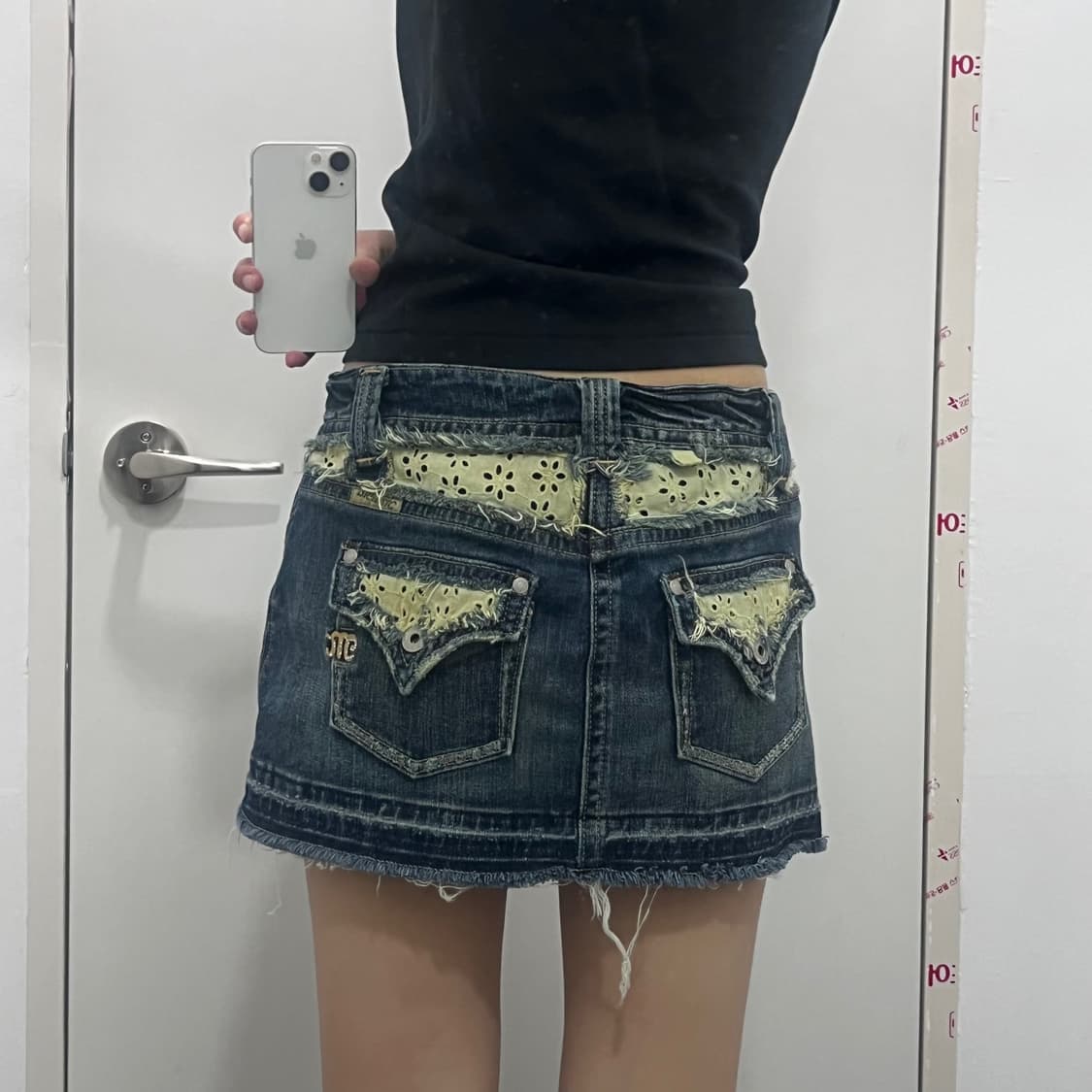 Miss Me 펑크 미니 스커트 치마 상품이미지3
