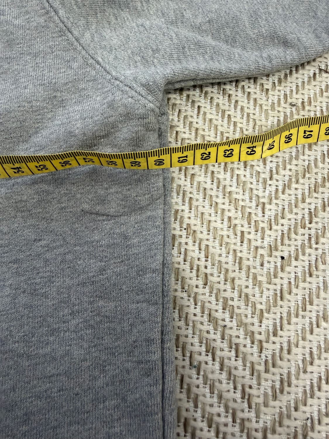 정품) 앤더슨벨 회색 후드티 L 상품이미지7