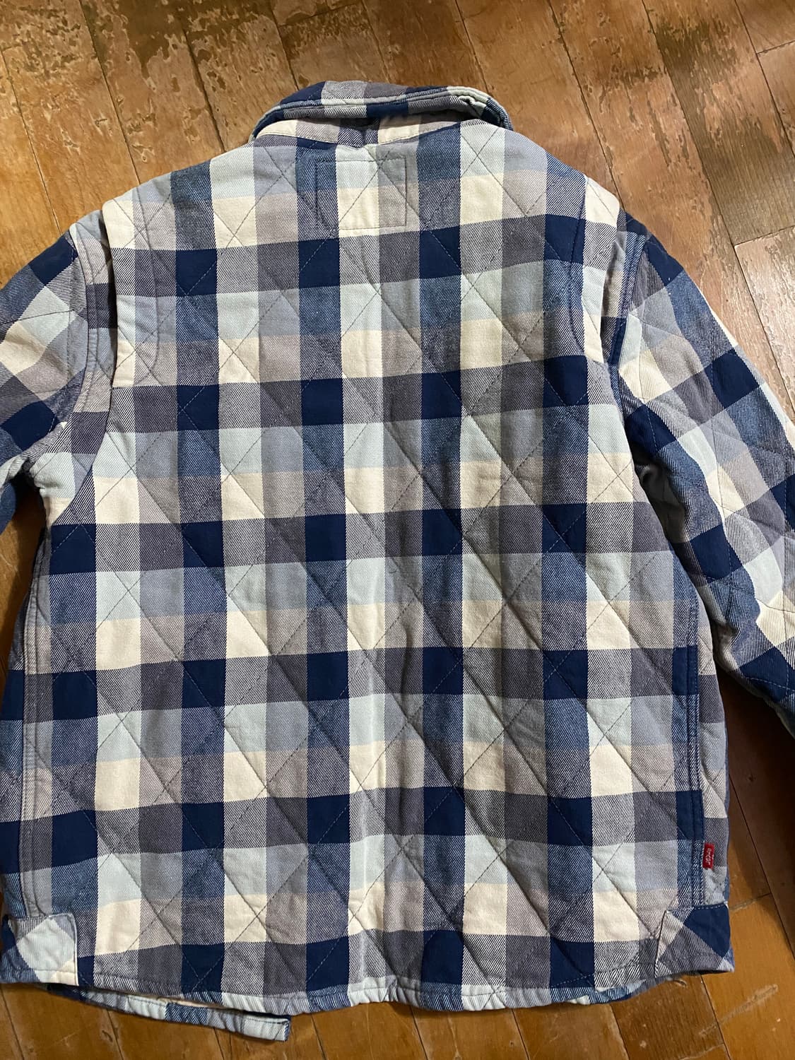 리바이스 남성 퀼팅 체크 워크웨어 셔츠형자켓L (100) 상품이미지6