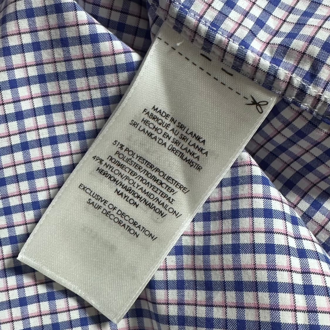 폴로 랄프로렌 핑크포니 체크 셔츠 상품이미지5