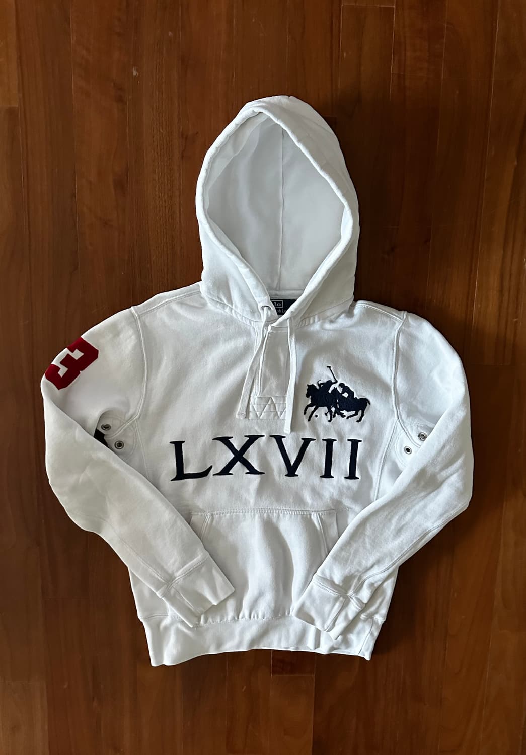 폴로 랄프로렌 빅포니 럭비 후드티 S 상품이미지1