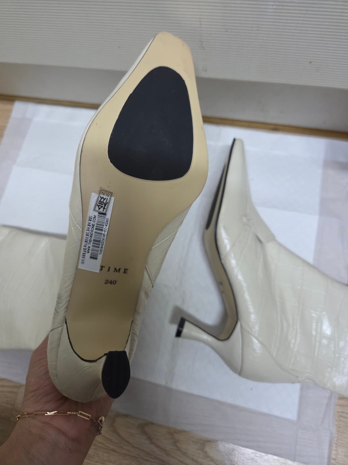 타임 악어무늬롱부츠 240 상품이미지4