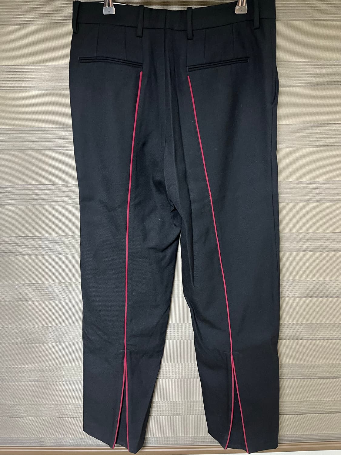 [M] 나마체코 18aw 백 라인 트라우저 상품이미지1