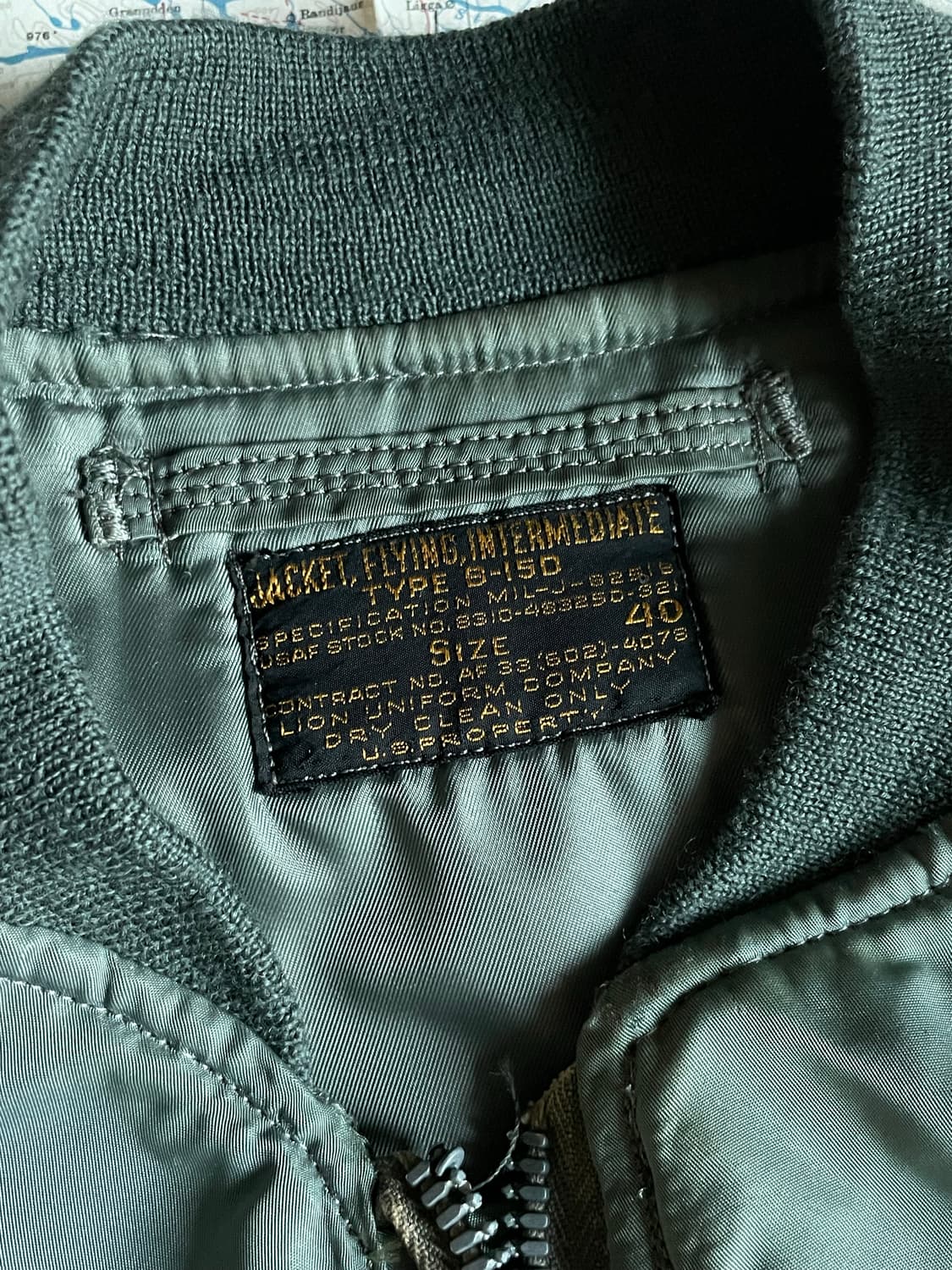 50s USAF B15d Flight Jacket modified 상품이미지7