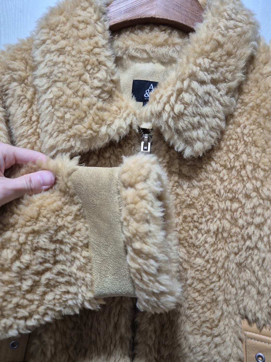 (세일)(새상품)앤더슨아뜰리에 퍼 무스탕 자켓 상품이미지7