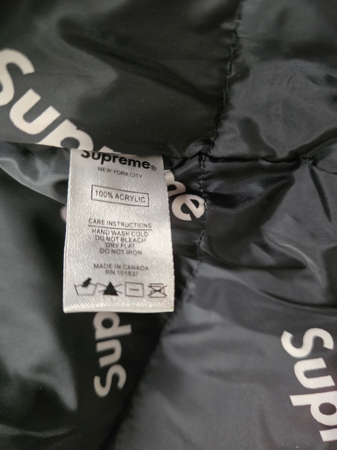 슈프림 트리플 레이어 방수통기성 덕다운 패딩자켓.   싸이즈 95 M.  상품이미지10