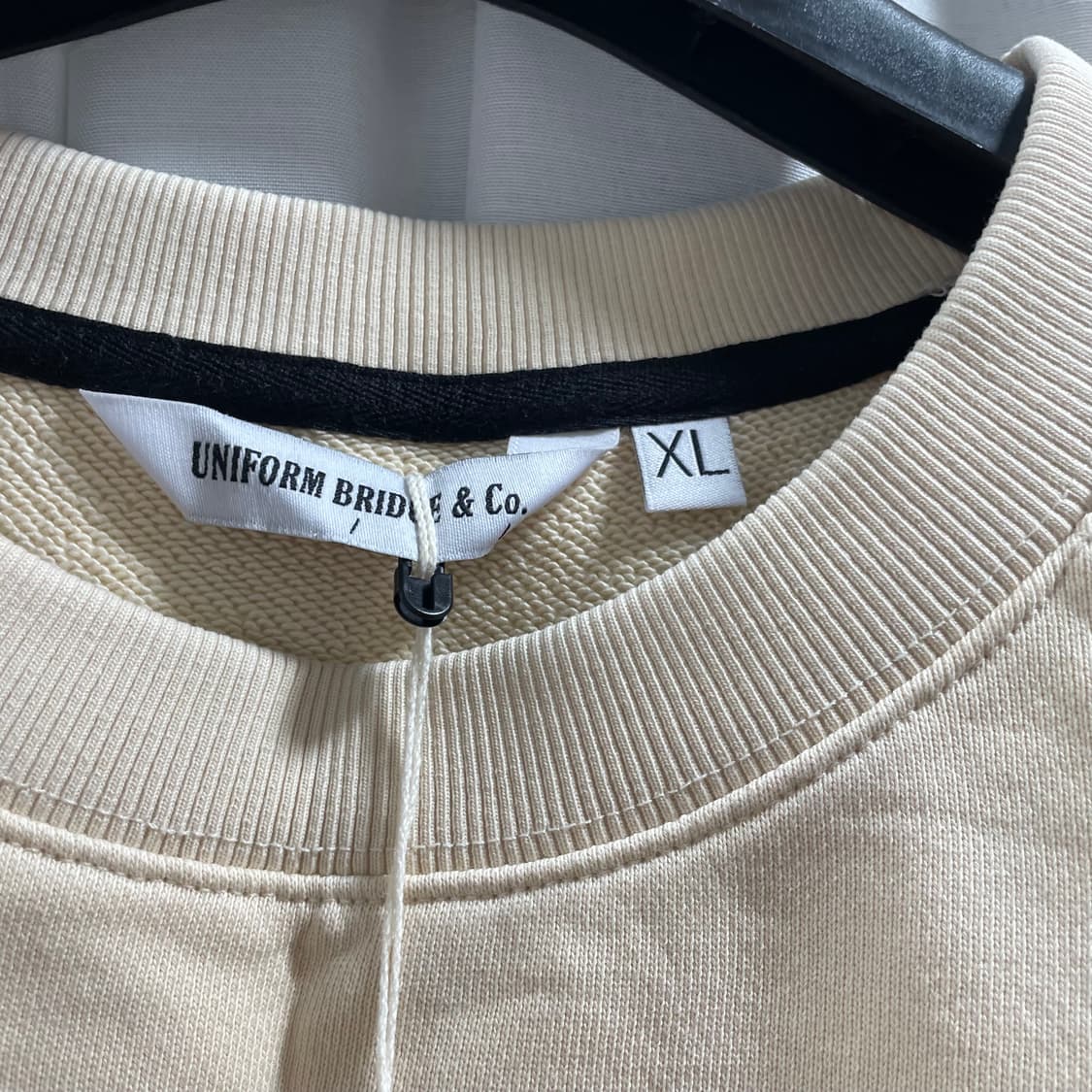 유니폼브릿지/ 스트링 리버스 스웻셔츠 아이보리/ XL 상품이미지7