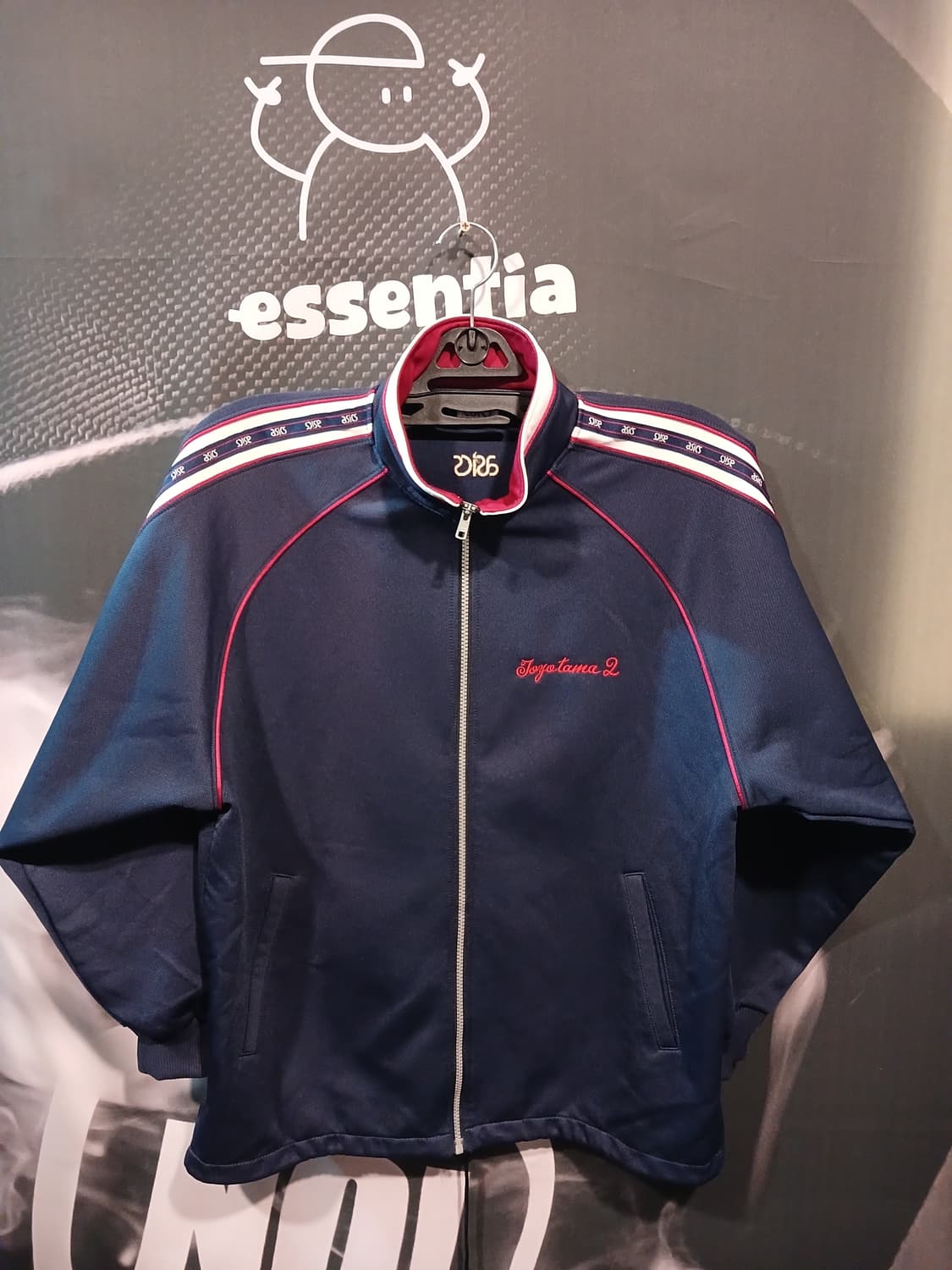 아식스 네이비 버건디 올드스쿨 져지 상품이미지1