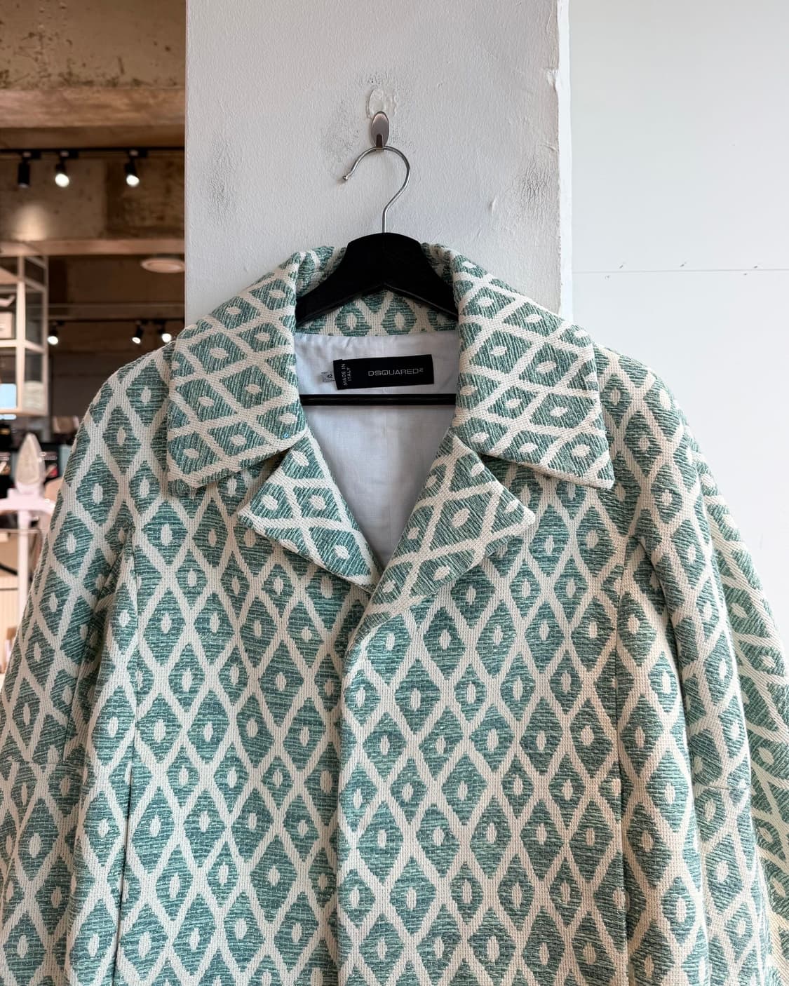 디스퀘어드2 그린 패턴 크롭 자켓  상품이미지3