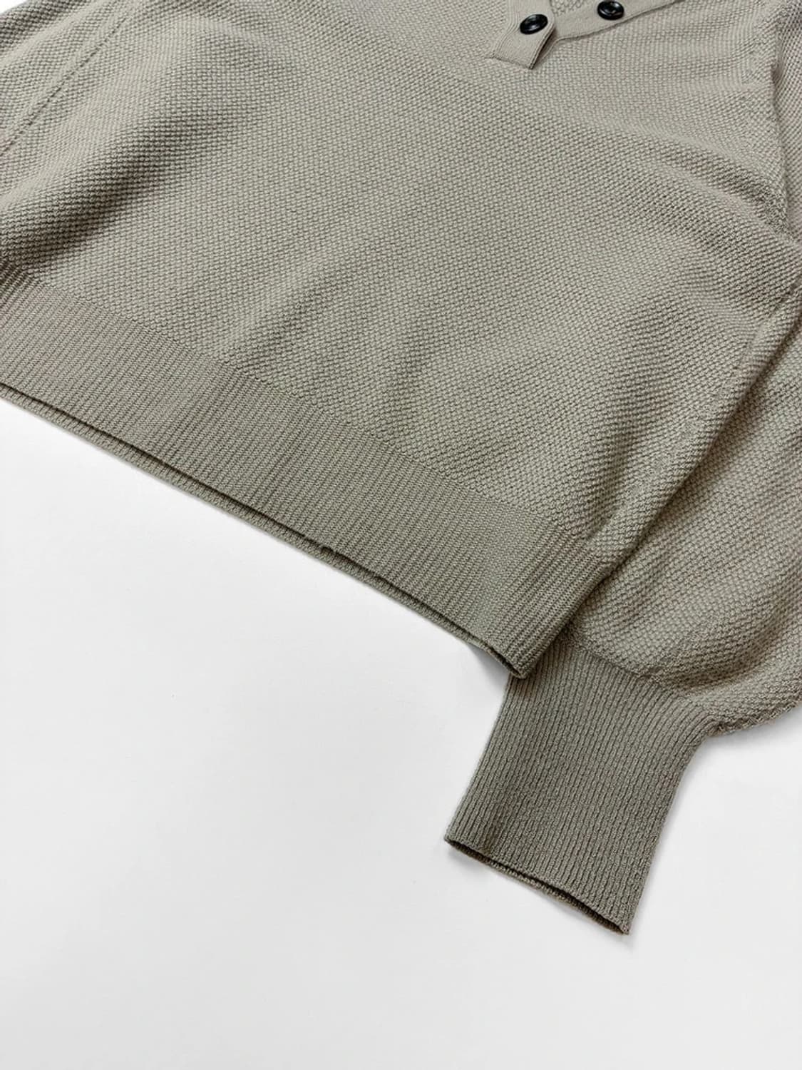 시스템 19FW 버튼 폴로 울 캐시미어 버튼 니트 PN5108 상품이미지3