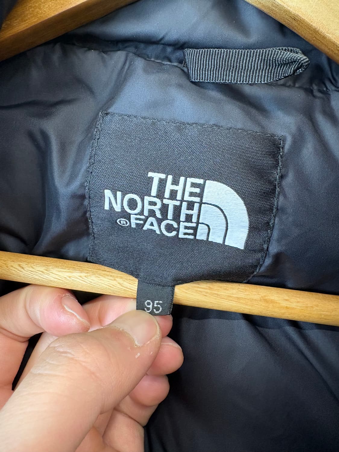 노스페이스 구형 눕시 패딩 그레이 상품이미지7