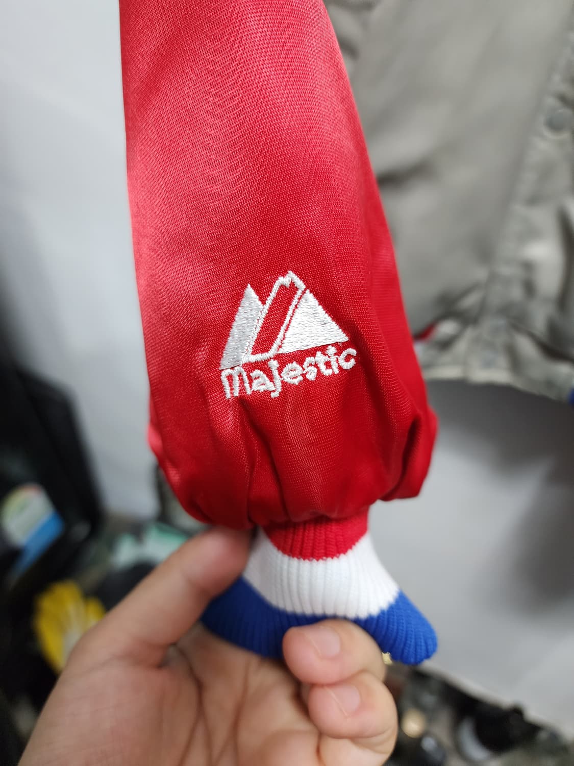 마제스틱 90s NBA 뉴져지 스타디움 자켓  상품이미지6