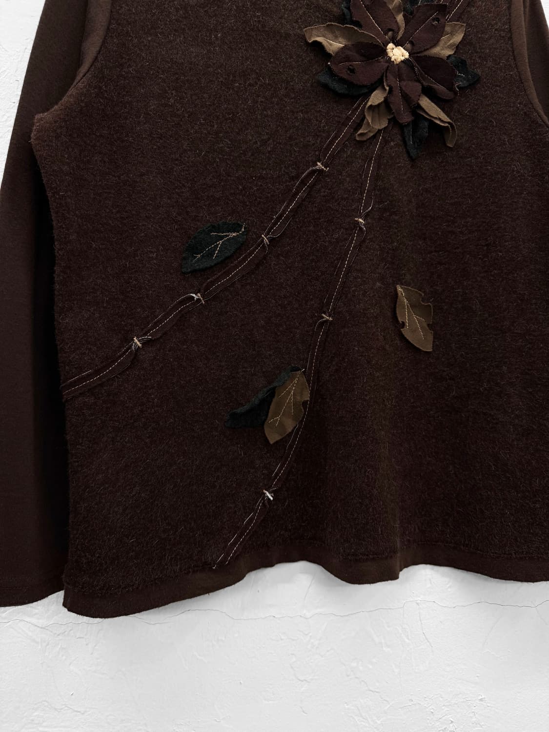 JPN 아플리케 니트 상품이미지3