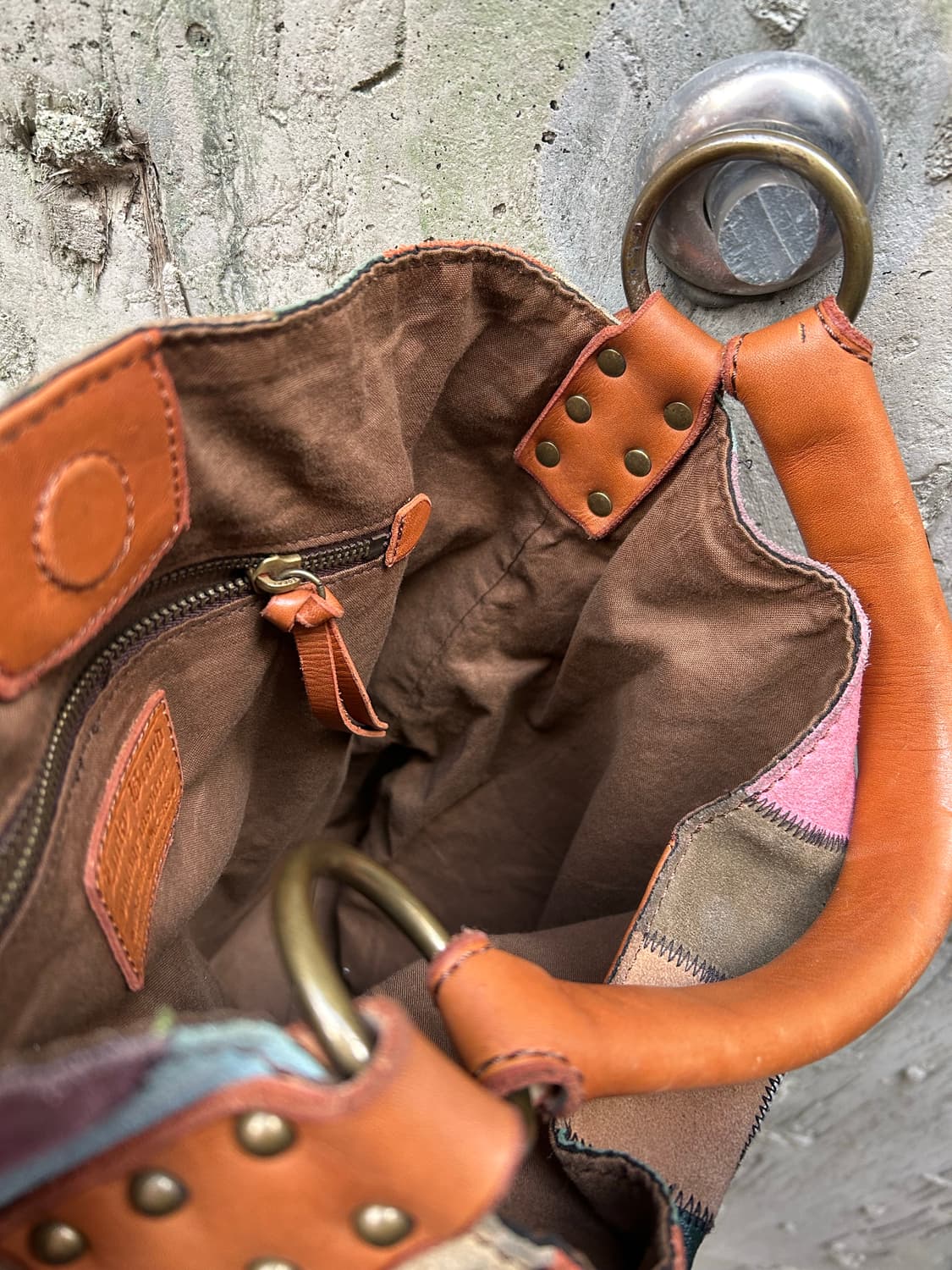 leather patch bag 상품이미지8