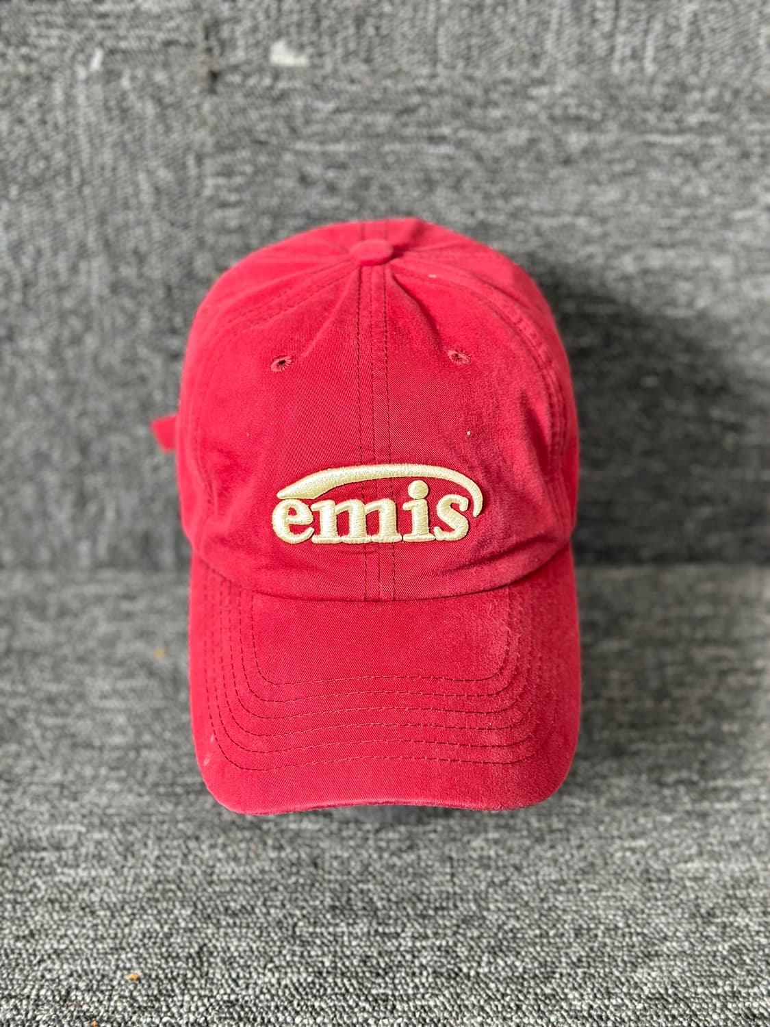 Emis 이미스 빨간색 볼캡 상품이미지1