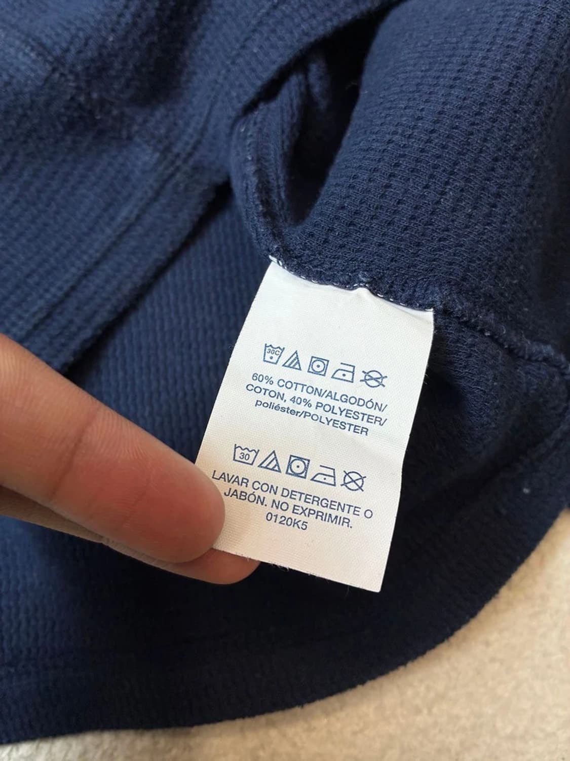 폴로 랄프로렌 시그니처 베어 와플 롱슬리브 PN7392 상품이미지7