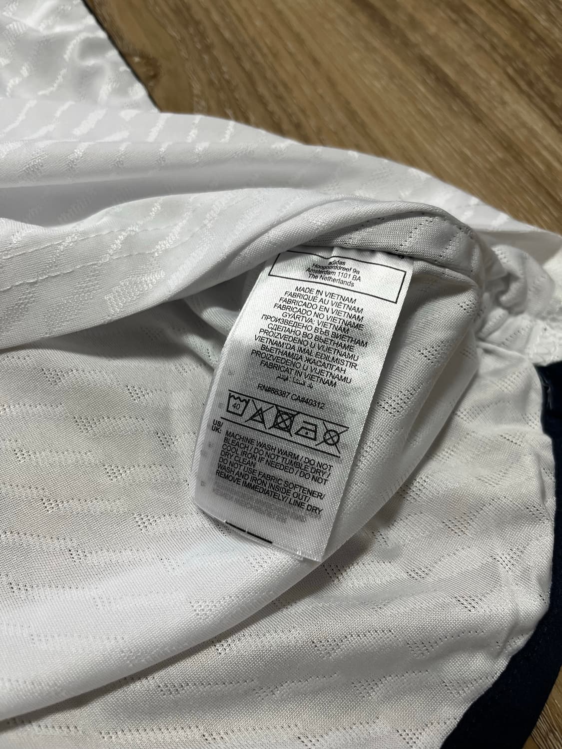 아디다스 레알마드리드 홈 어센틱 유니폼 져지 2XL 상품이미지7