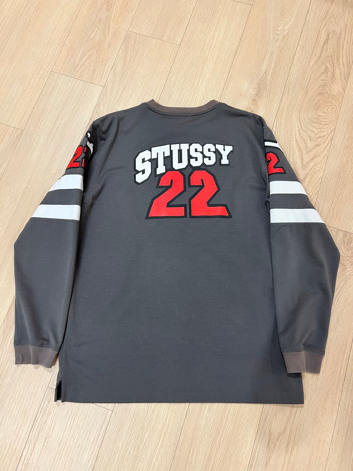 스투시 90s 빈티지 롱슬리브 차콜 XL 상품이미지5