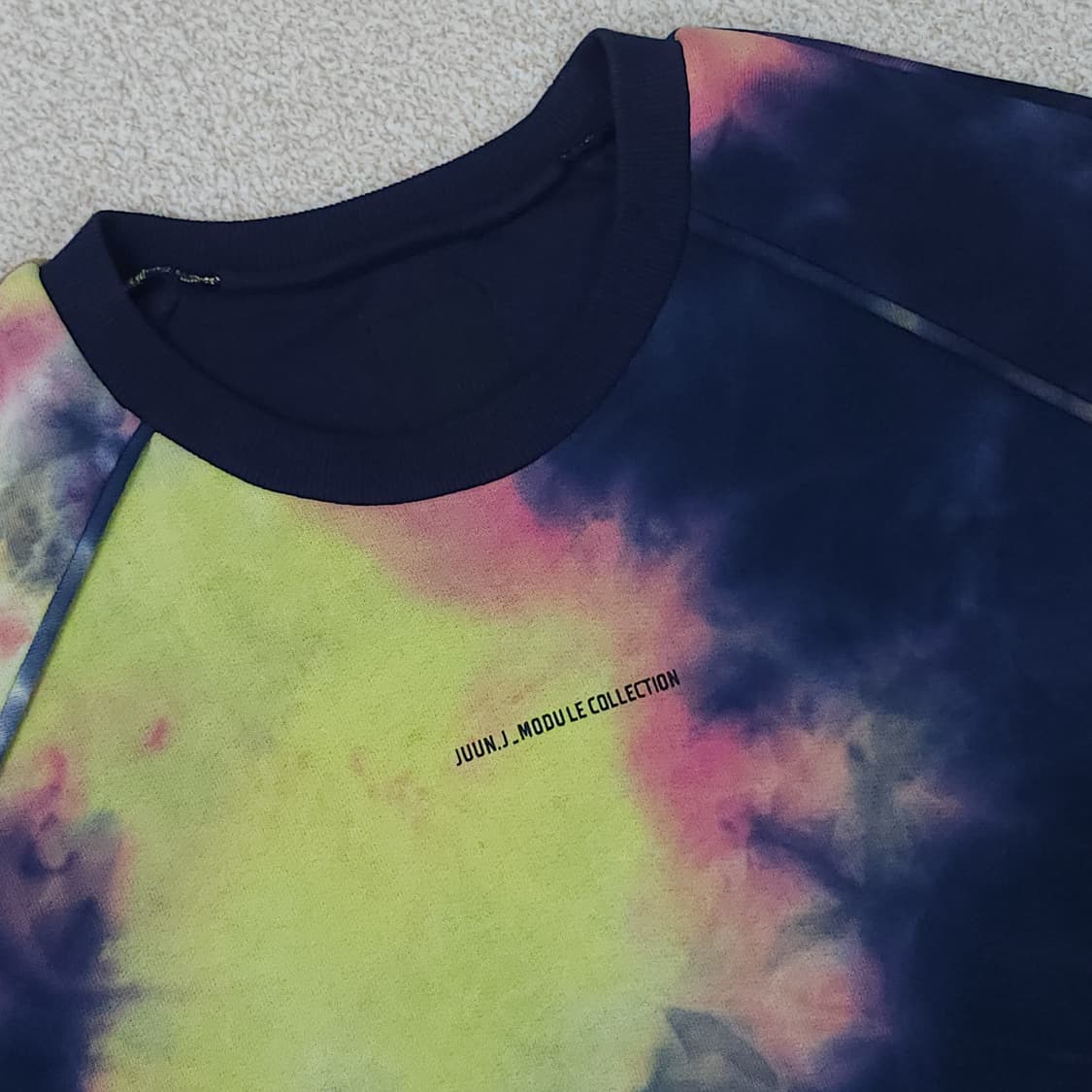 (S)준지 남자 오버핏 맨투맨 타이다이 스웻셔츠 상품이미지2