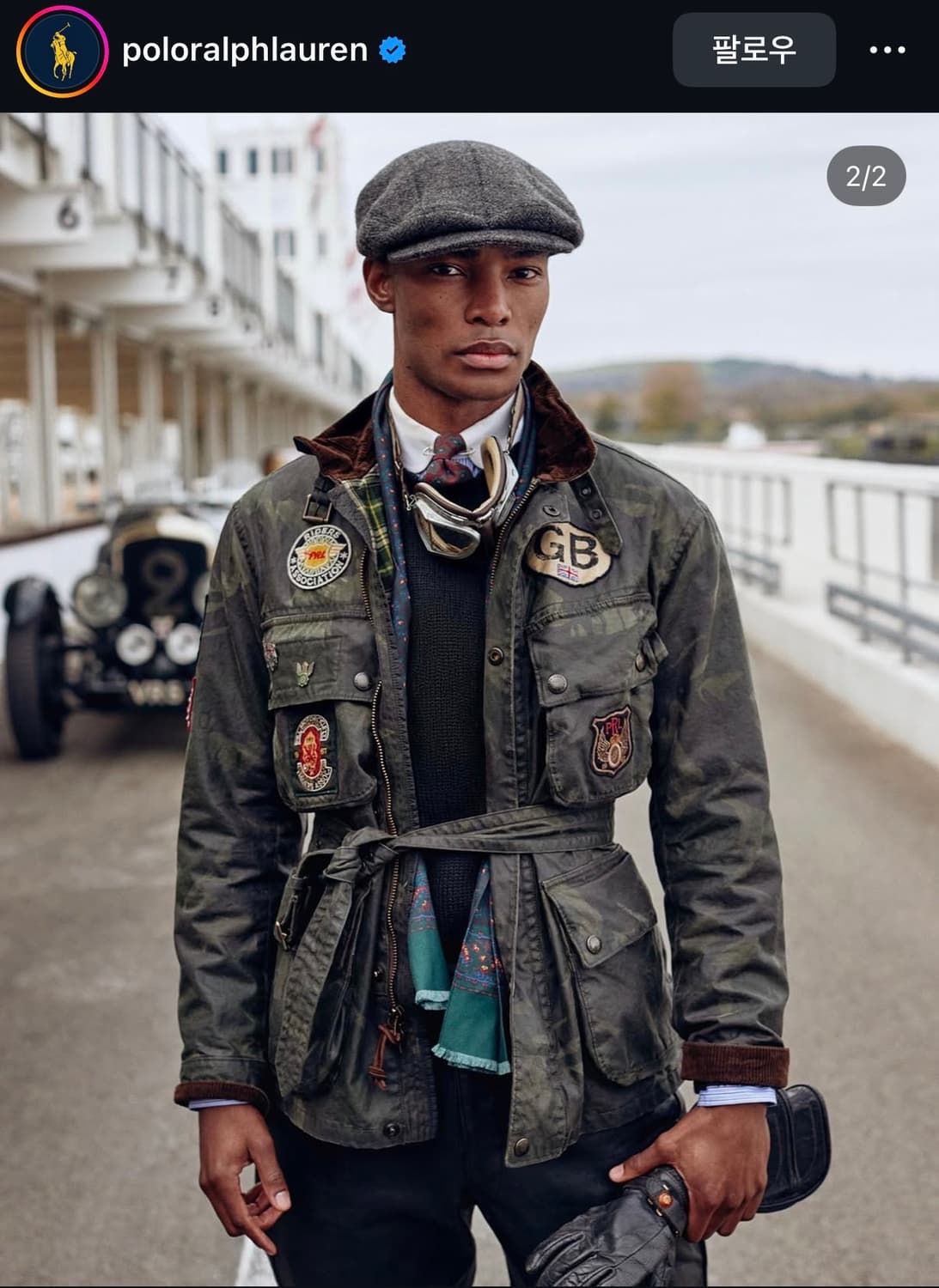 폴로랄프로렌 오일크로스 바이크 자켓 L 상품이미지9