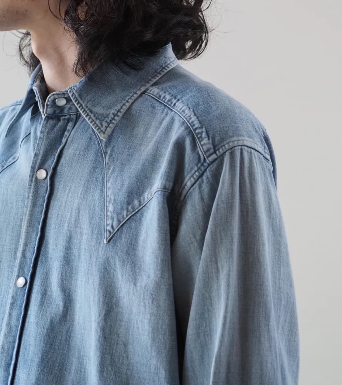 maatee and sons 웨스턴 데님 셔츠  상품이미지5