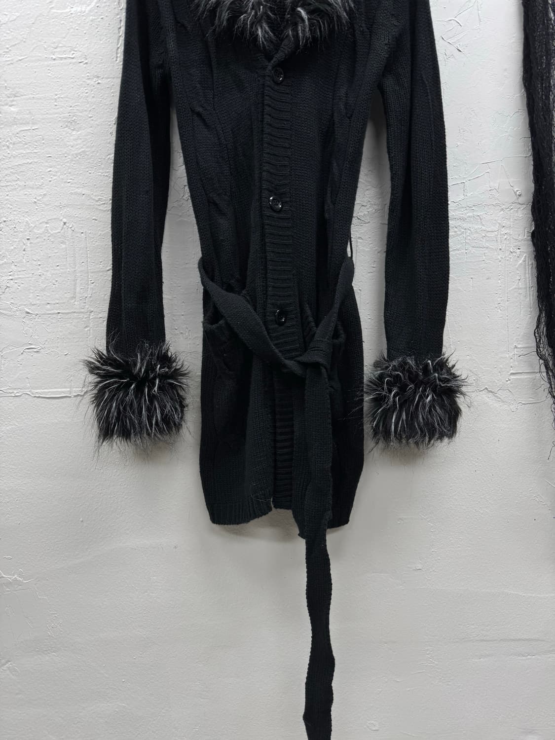Unknown 00s vkei trimming fur cardigan 상품이미지5
