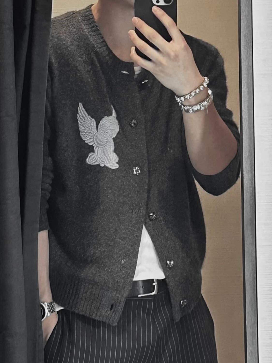 Masu 24fw 앤젤 가디건 상품이미지4