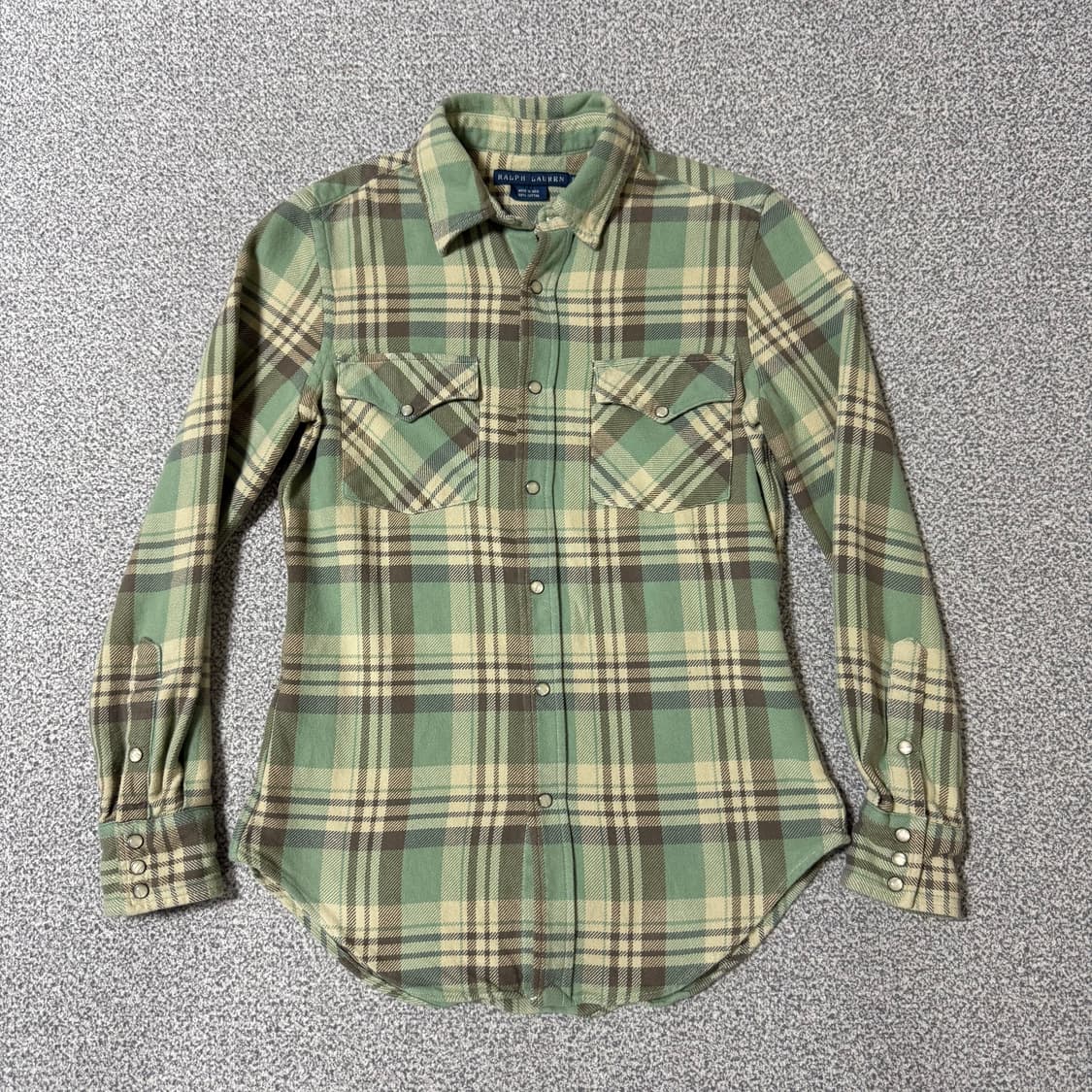 폴로 랄프로렌 체크셔츠 여성용 상품이미지1