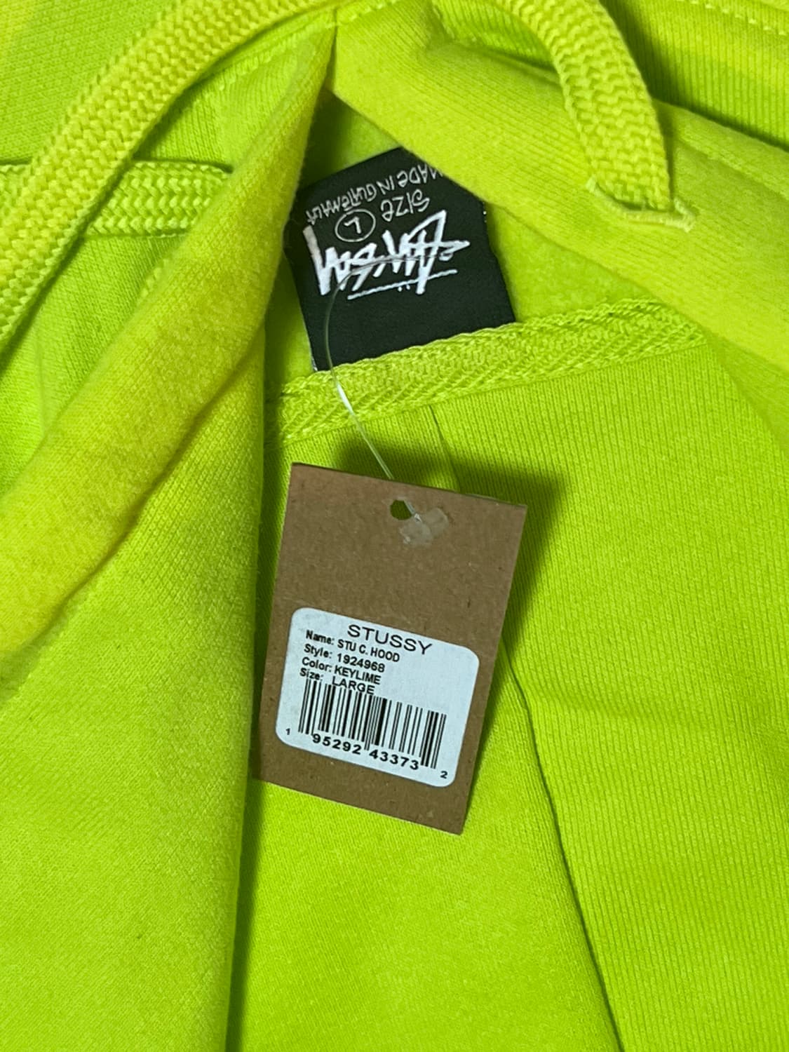 스투시 stu.c 후드 키라임 상품이미지3