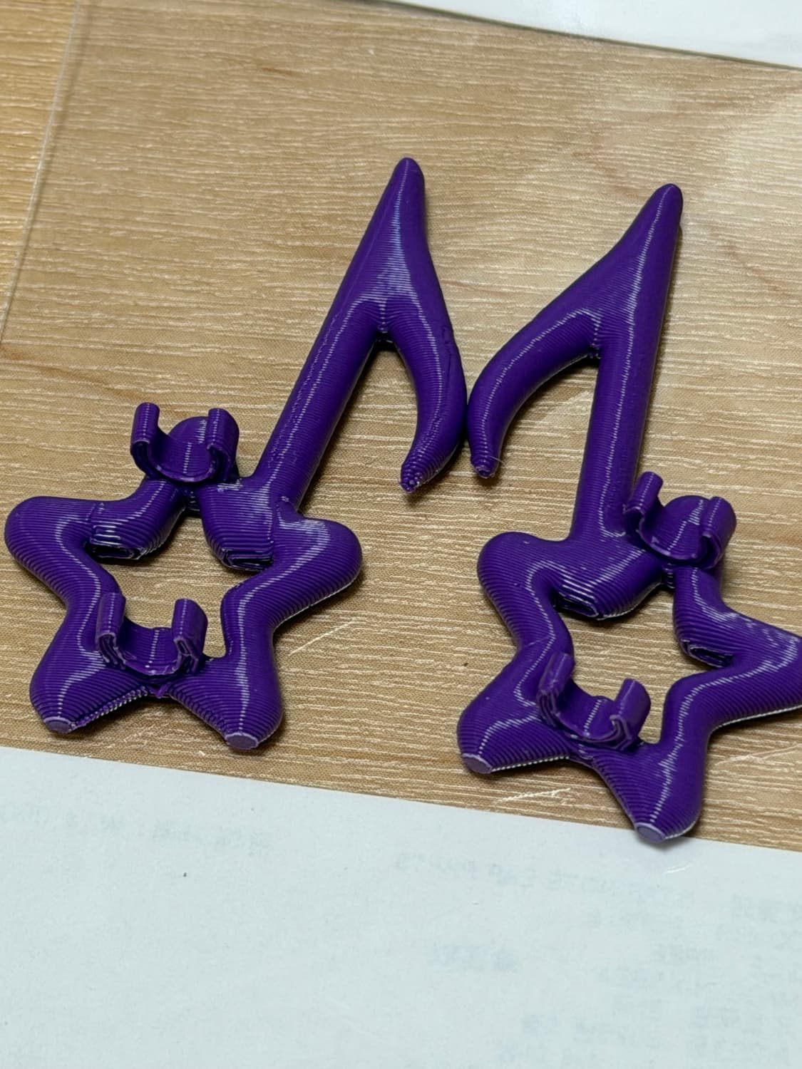 카비시 스타 줄이어폰 네이비 + 퍼플 별음표 파츠 세트 상품이미지7