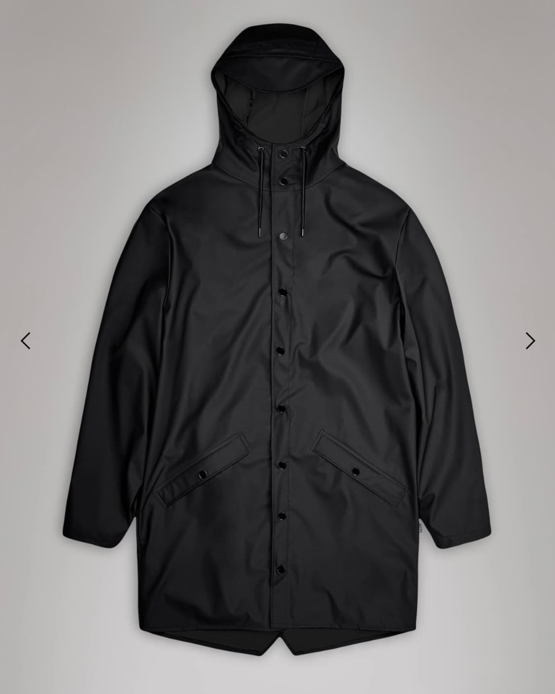 Rains 레인스 블랙 레인코트/머듈 아이엘 룰루레몬 오라리 mer 상품이미지2