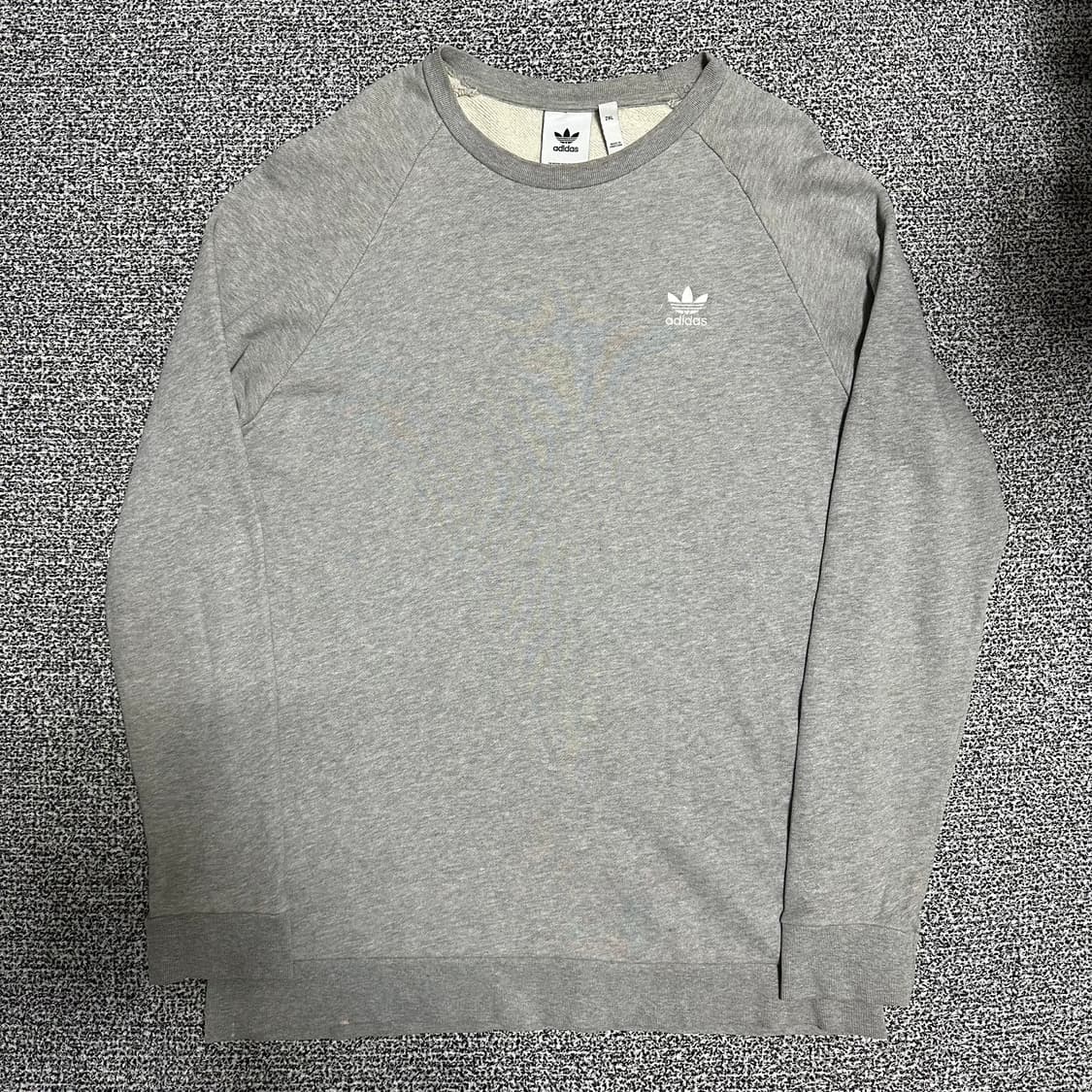 (2XL) 아디다스 로고 맨투맨 상품이미지1