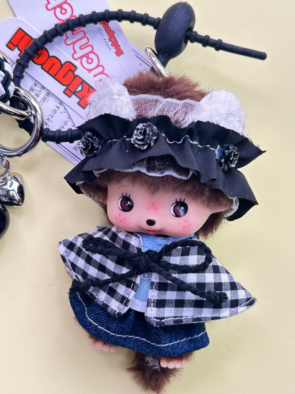 (112)정품베비치치 커스텀키링🩶🖤체크케이프 상품이미지8