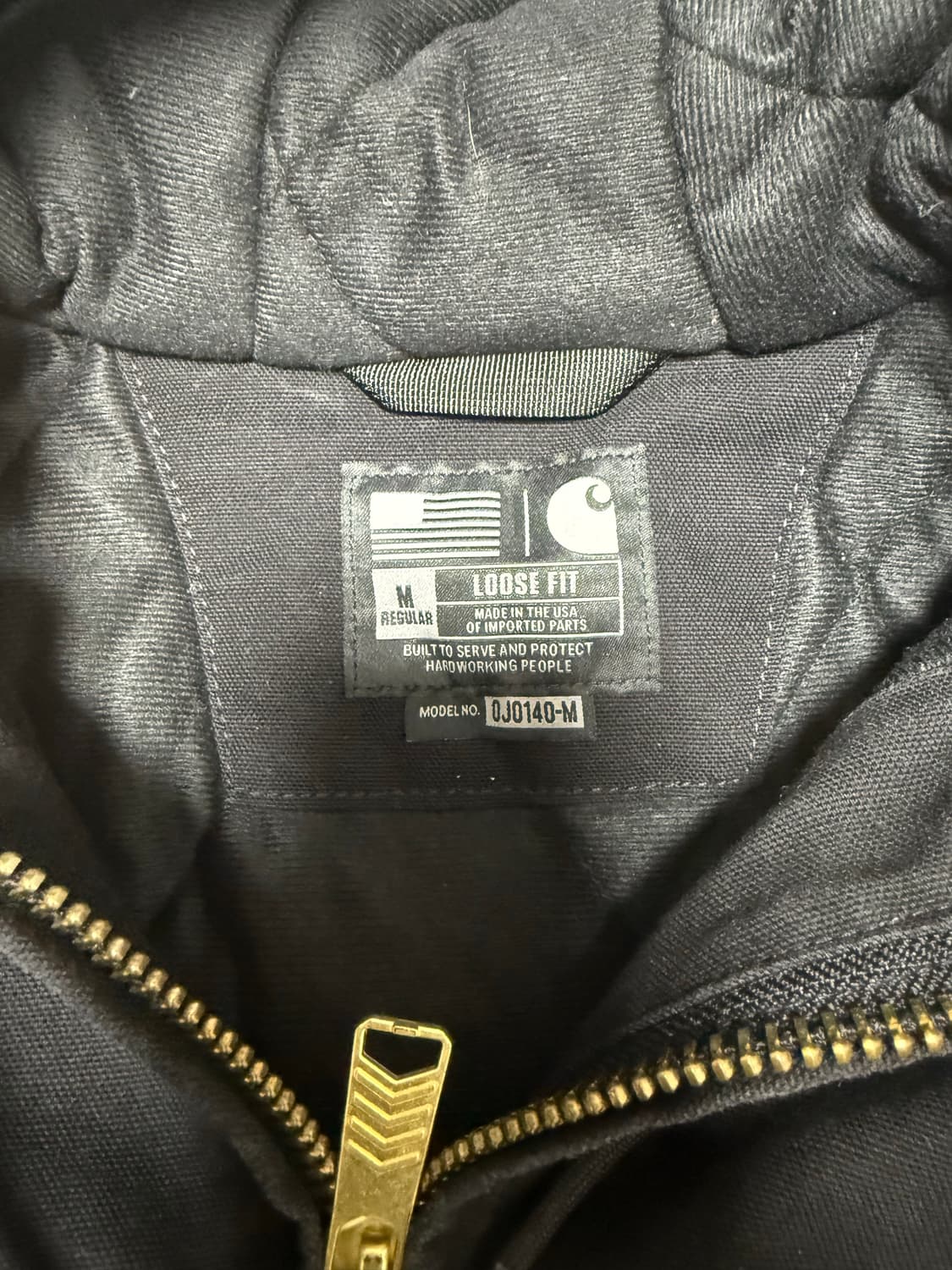 칼하트 덕 액티브 자켓 M사이즈(J140) 상품이미지2