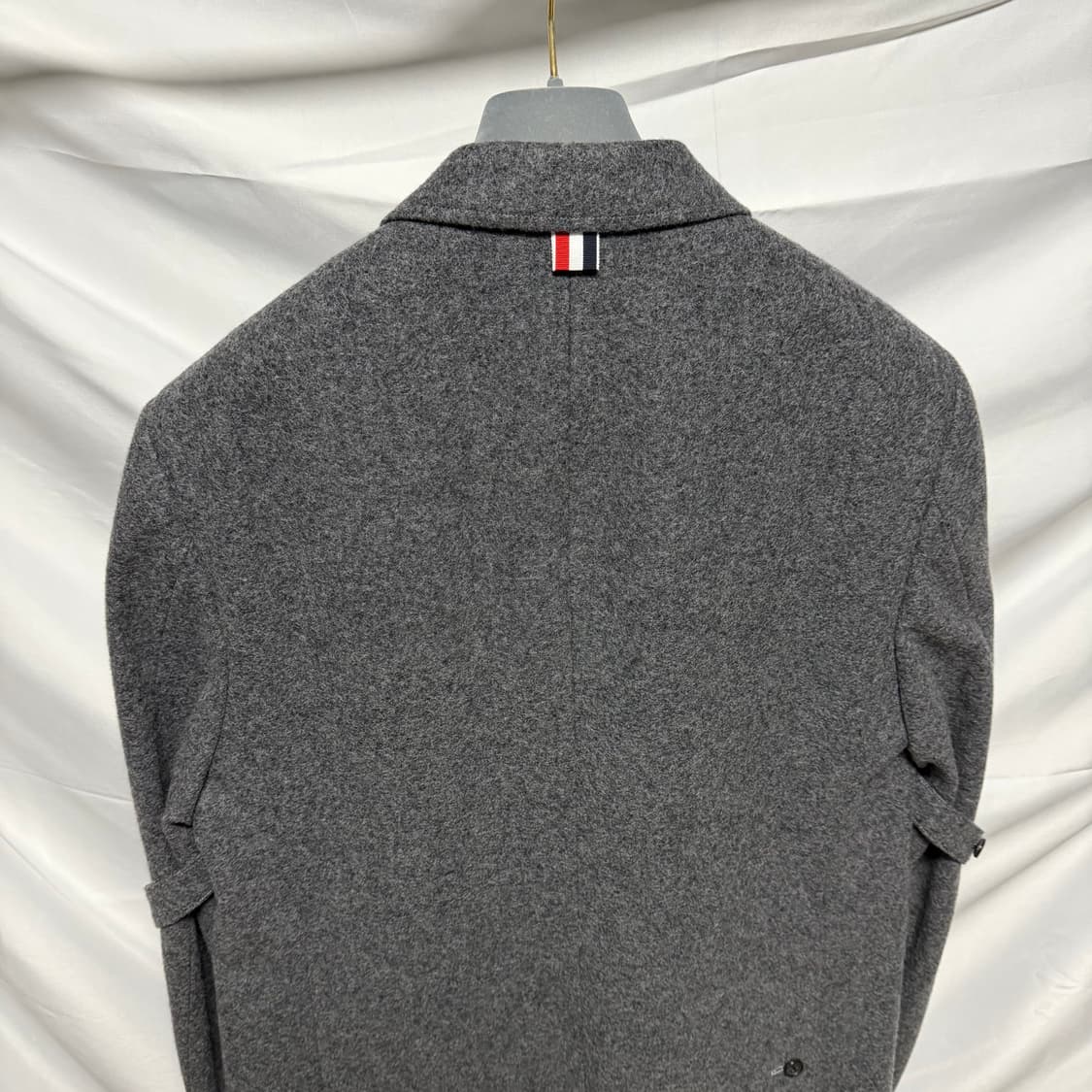 [S+급/2] 톰브라운 울 암밴드 체스터필드 오버 코트 그레이 상품이미지6