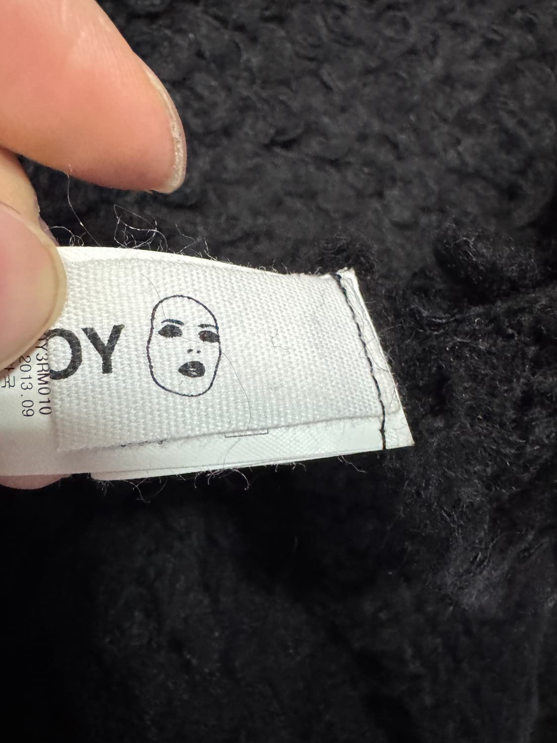 여성 톰보이 Tomboy 블랙 머플러 F 상품이미지4