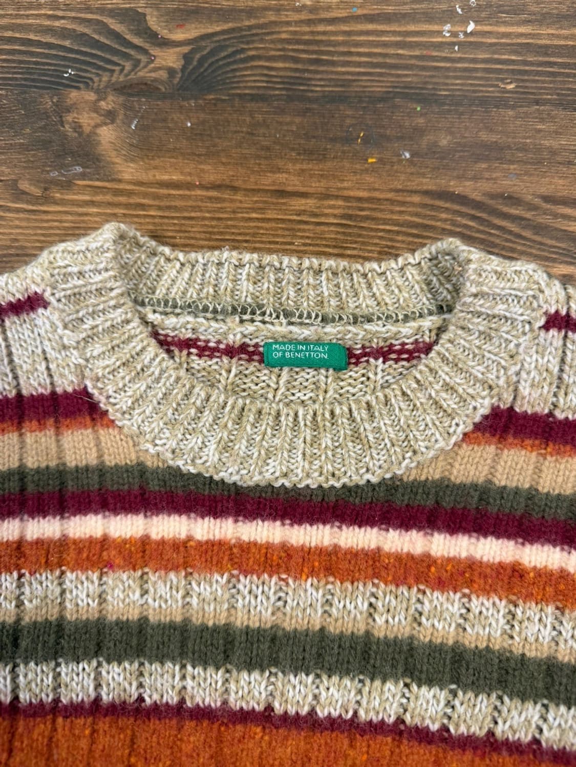 베네통 페어아일 니트 여성44-55 상품이미지7