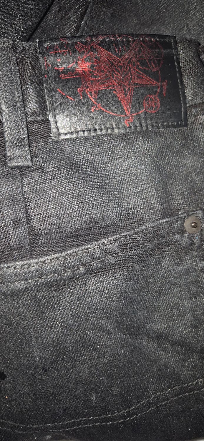 에모스탠스클럽 코티드 배기 카펜터 진 1size (black) 상품이미지7